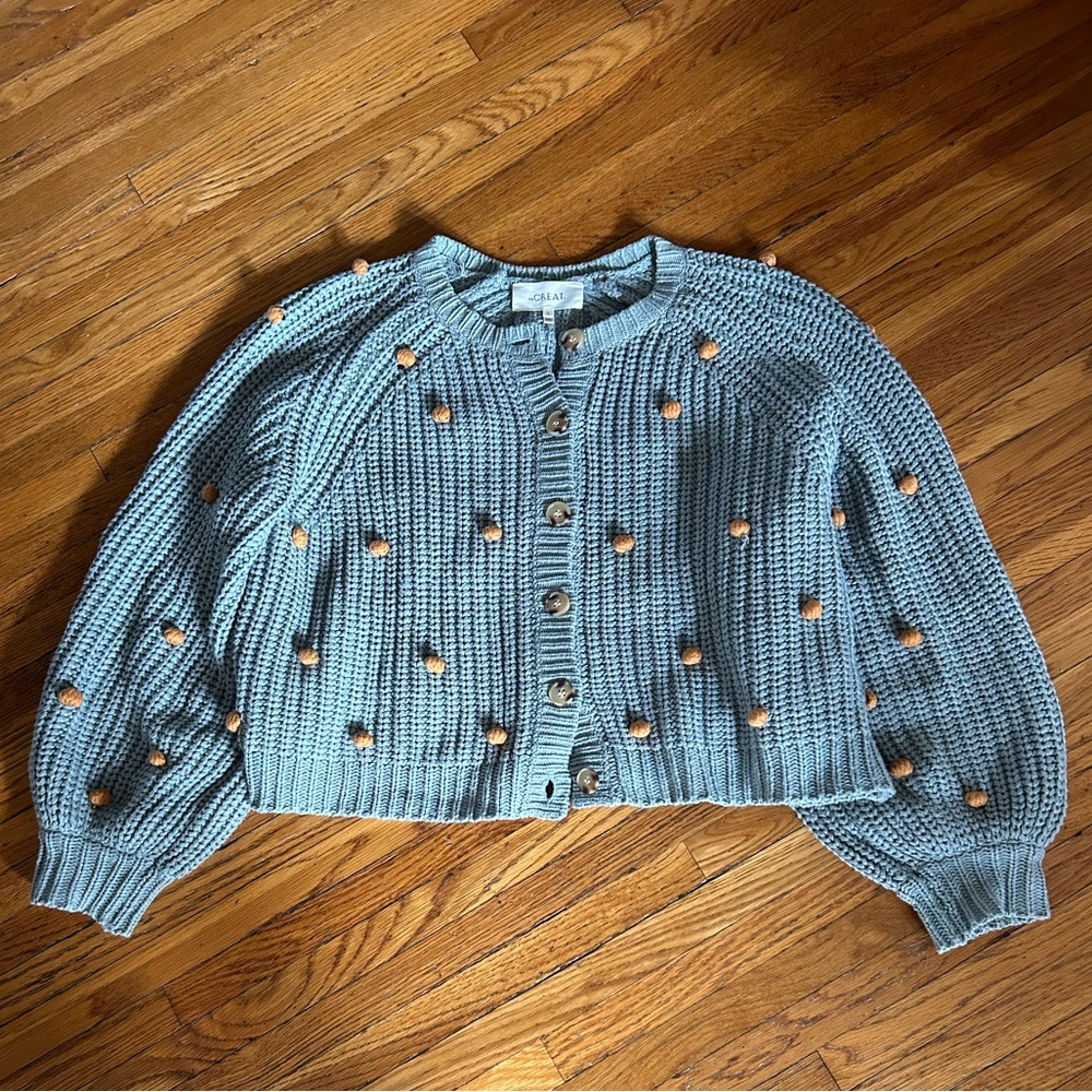 The Great Bobble Sophmore Cardigan Sz Lg